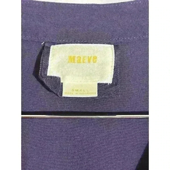 ANTHROPOLOGIE MAEVE SMALL NORONHA WRAP DRESS PURPLE FLOWY CAP SLEEVE EXQUISITE - Picture 5 of 10